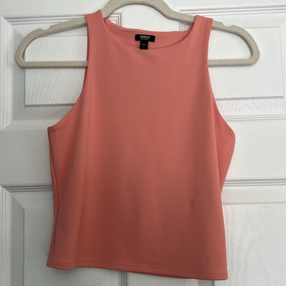 Express Body Contour High Neck Top - Picture 2 of 4